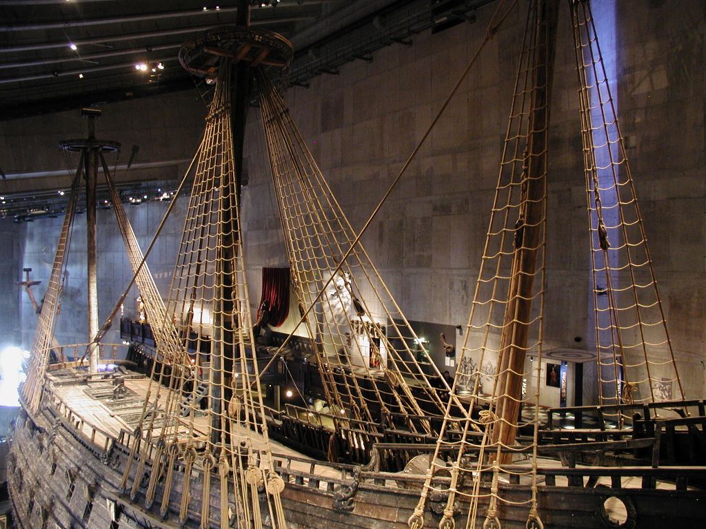 The ship Vasa in Stockholm, Sweden.